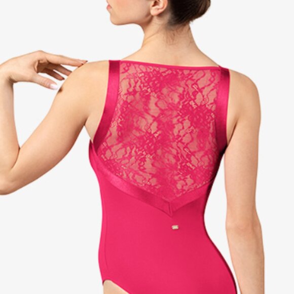 Mirella Majesty Lace Back Leotard BNWT - Picture 2 of 4